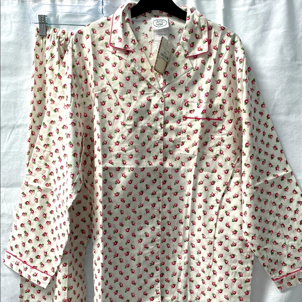 Laura Ashley Floral Print Pajama Set